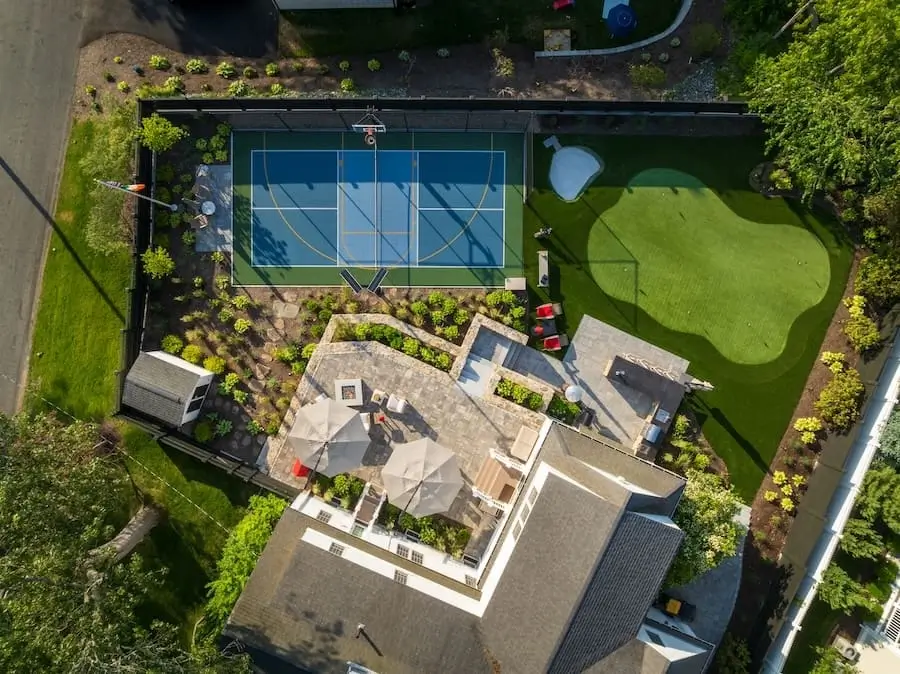 luxury landscape design in Sudbury, MA