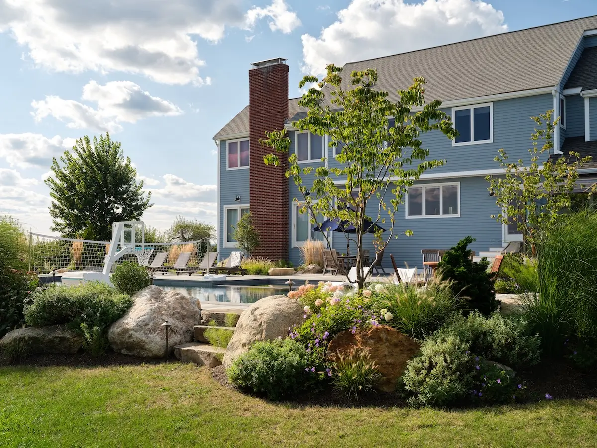 Pool and landscape design in massachusetts