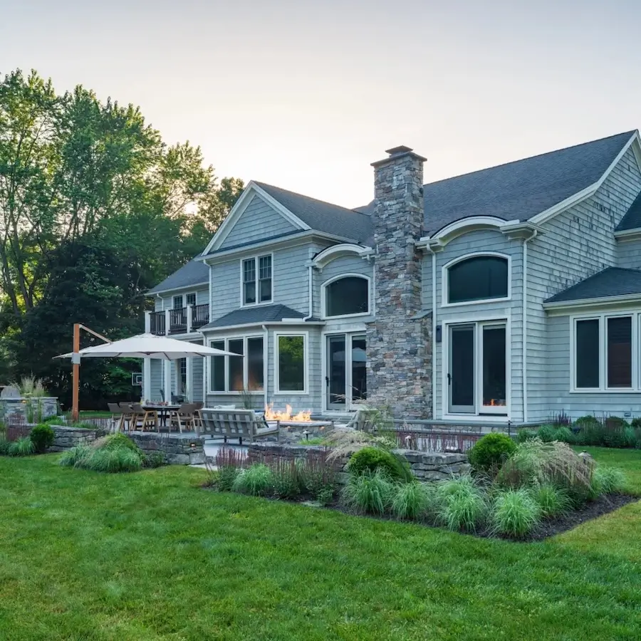 landscape design with ornamental shrubs metrowest ma
